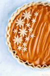 Delicious homemade pumpkin pie