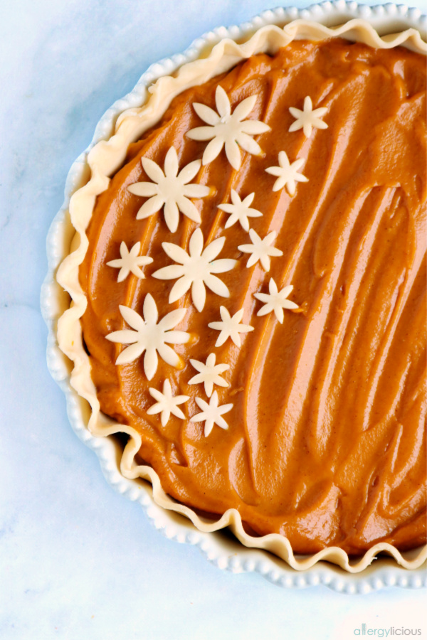 Delicious homemade pumpkin pie