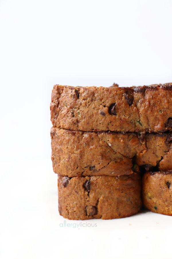 Zucchini Bread slices