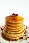Blender Pancakes with syrup