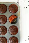 Chocolate Zucchini Muffins. Healthy enough for breakfast but indulgent enough for dessert. V, Allergy-friendly, Gluten free option.