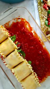 Easy Vegan Lasagna Rolls