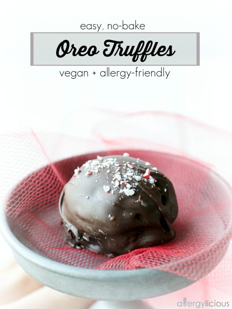 Easy & Delicious, 3 Ingredient, Oreo Truffles. Vegan, Gluten free & Nut free.