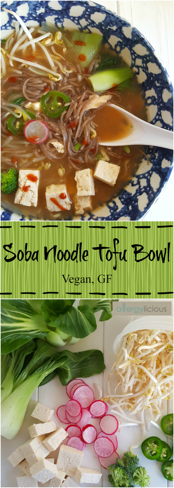Soba Noodle Tofu Bowl Allergylicious