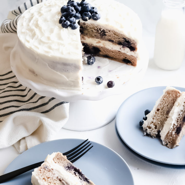 Gluten-free Blueberry Banana Cake