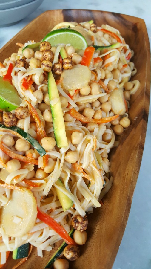 Delicious, vegan pad thai 