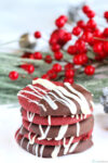 pretty red velvet cookie