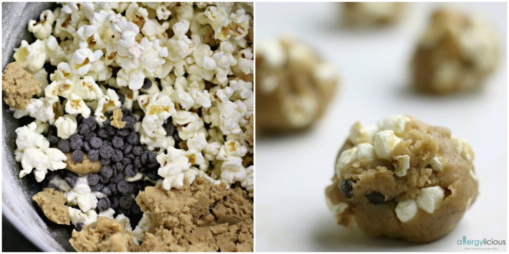 Easy Popcorn Chocolate Chip Cookies Allergylicious