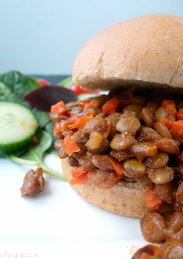Forget the store-bought can of sauce! These quick and easy Homemade Lentil Sloppy Joes taste way better without the junk!