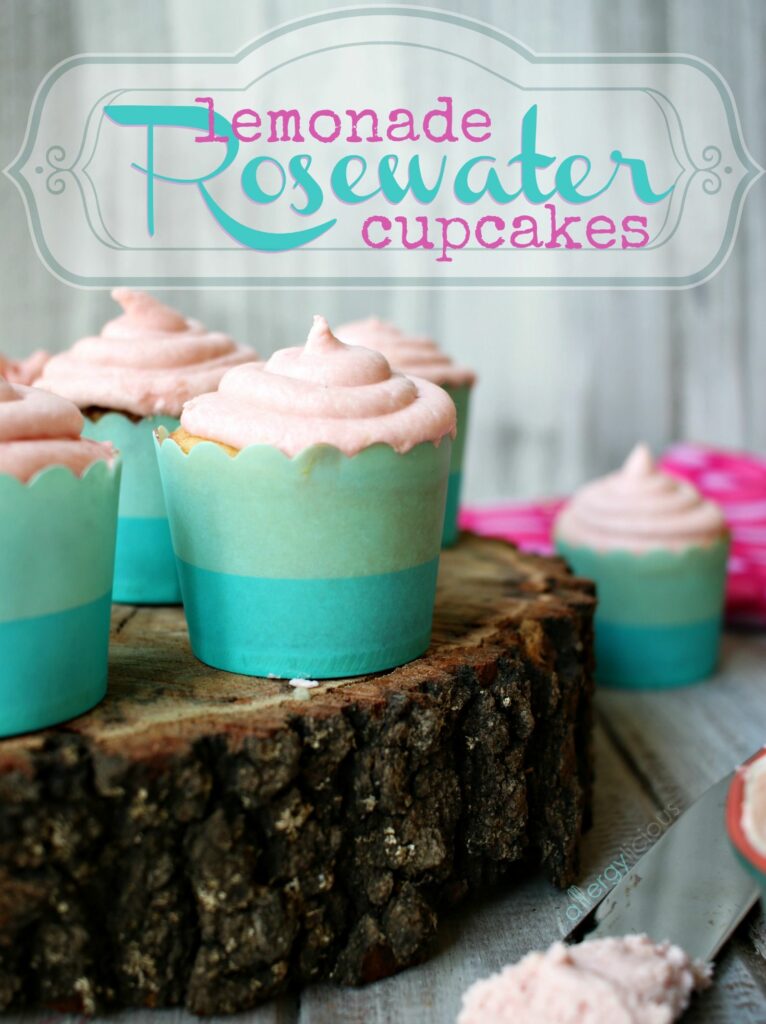 Shout SUMMER with soft & fluffy lemonade cupcakes, infused with rosewater