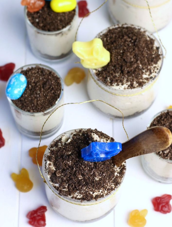 No-Bake, allergy-friendly, SunButter mousse cup. Perfect for the kids this Easter