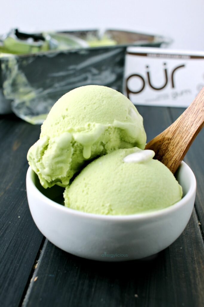Chocolate Mint Bubblegum Ice Cream · Allergylicious