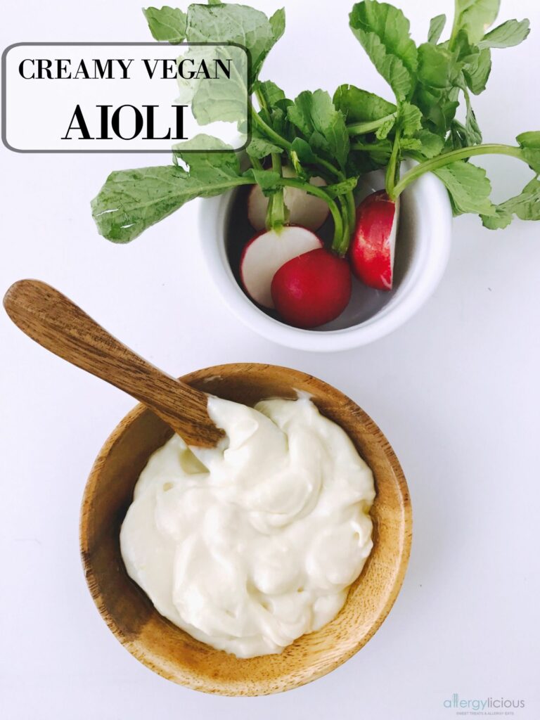 Creamy Vegan Aioli (nutfree too) Allergylicious