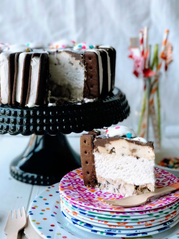 Ice Cream Sandwich Cake {dairy, egg & peanutfree ) Allergylicious