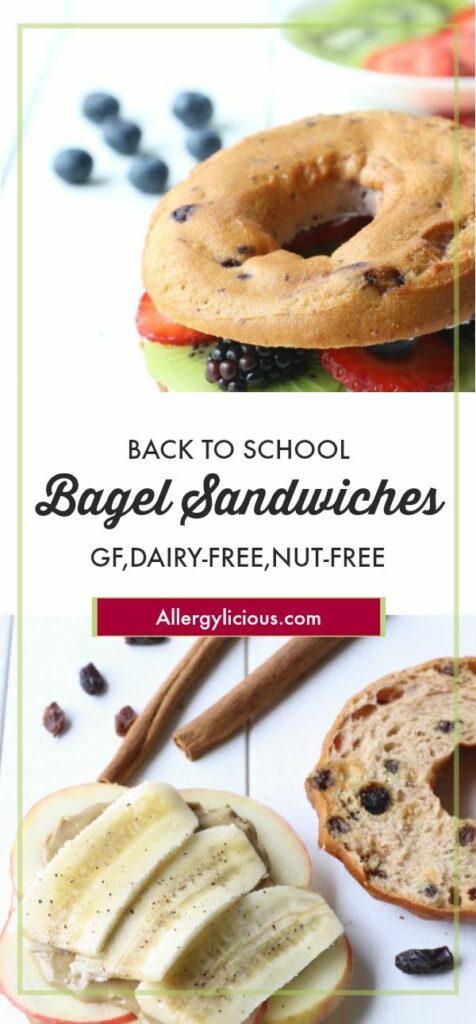 Fruity & fun bagel sandwich ideas for back to school lunch