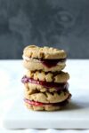 These are the best allergy-friendly, SunButter and jelly sandwich cookies you will ever make. Vegan with GF option