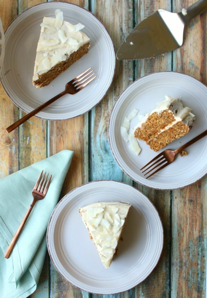 Classic carrot cake, perfectly spice & topped with delicious homemade frosting