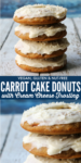 glutenfree vegan carrot cake donut
