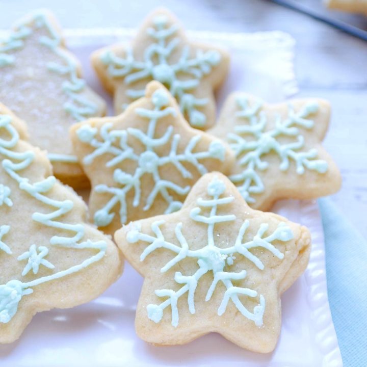 Soft & fluffy vegan cut-out sugar cookies