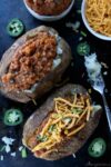 Vegan sloppy joe stuffed potatoes is simply a comfort food classic made without the junk!