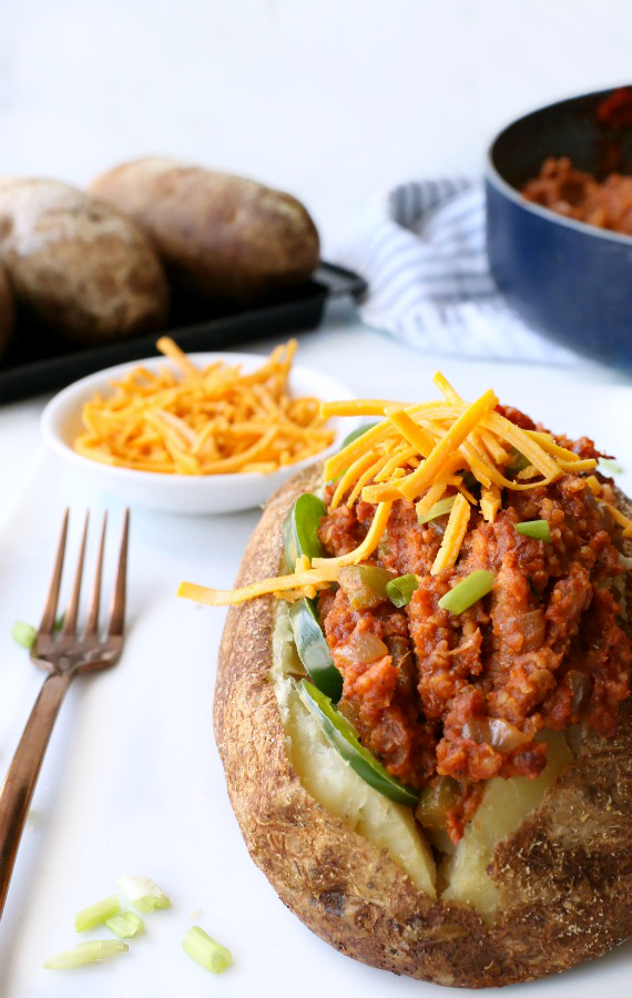 Layered Yummy Whole30 Vegan Sloppy Joes