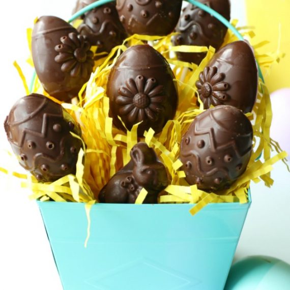 Chocolate Chip Cookie Dough Filled Easter Eggs Allergylicious