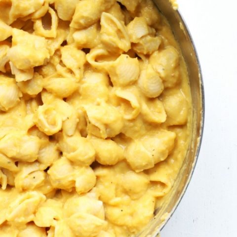 Creamy, vegan mac and cheese