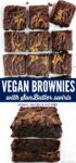 pinterest long pin for vegan brownies