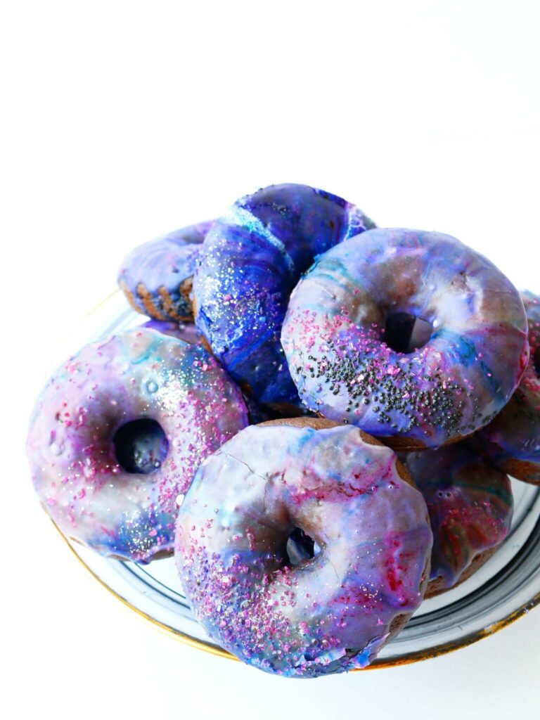 Out of this world galaxy donuts