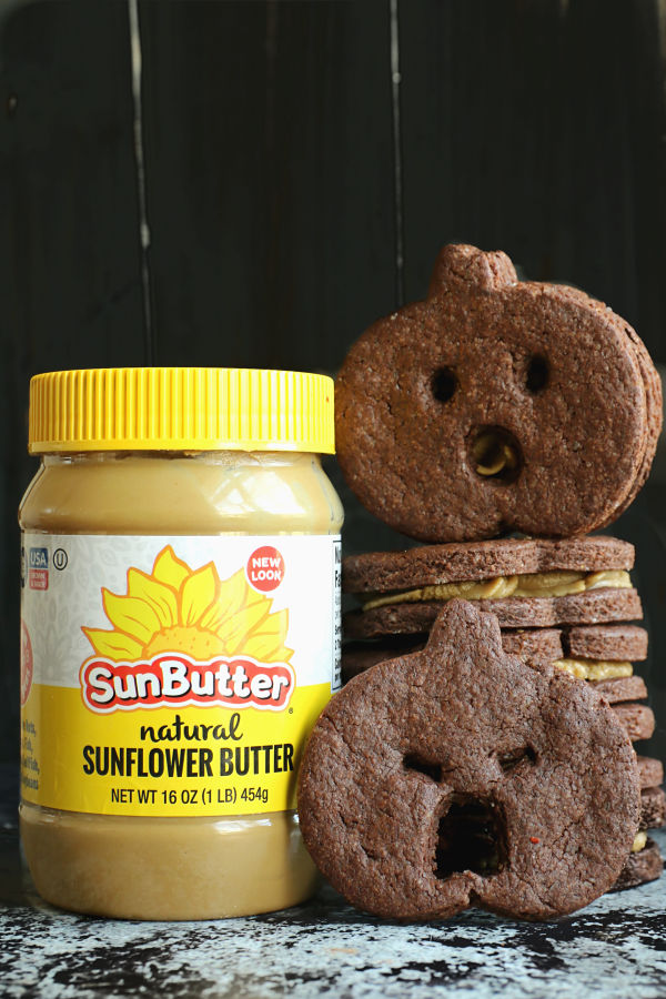 SunButter Chocolate Cookie Sandwiches