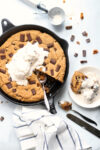 Vegan Skillet Chocolate Chip Cookie