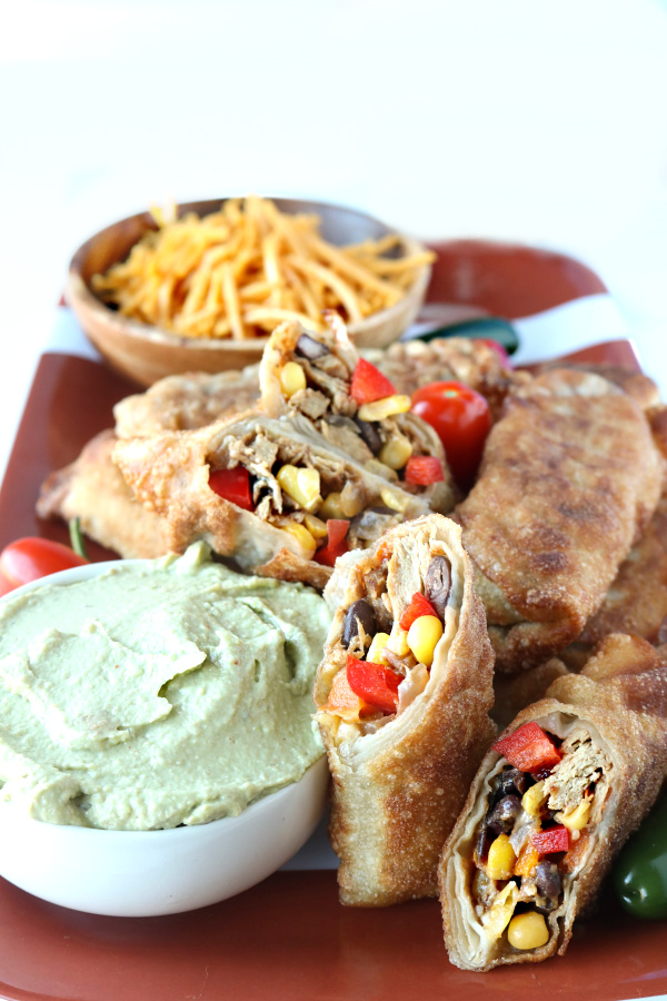 Vegan Tex Mex Egg Rolls - Rabbit and Wolves