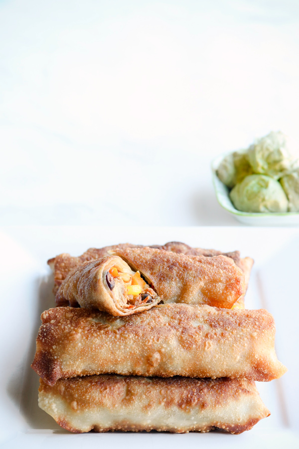 Vegan Tex Mex Egg Rolls - Rabbit and Wolves