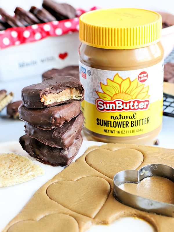 SunButter tagalong cookies