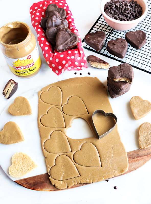 gluten-free, vegan tagalong cookie steps