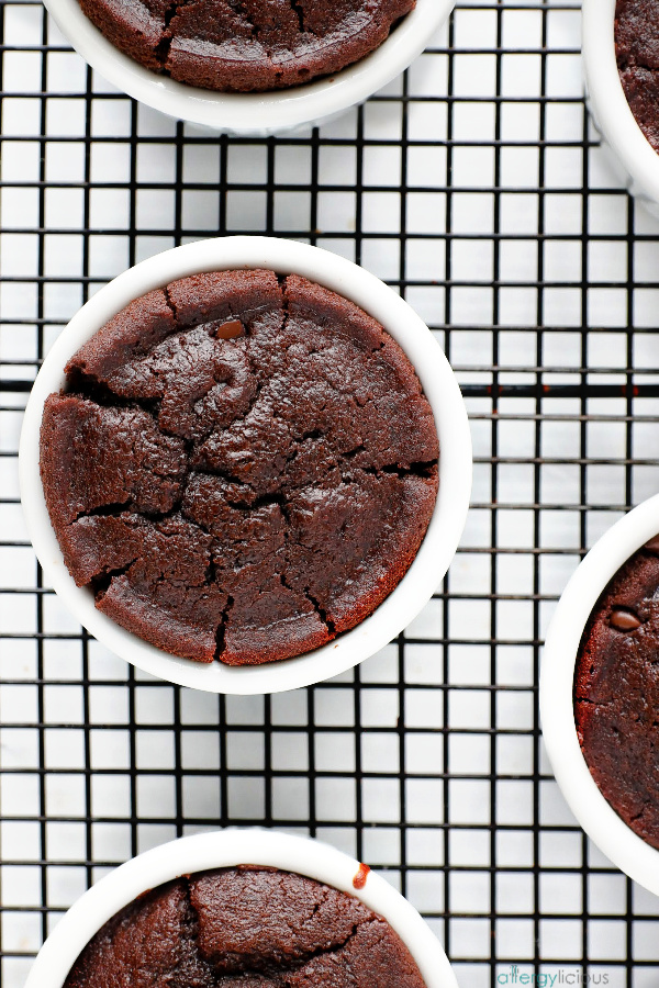 cooling lava cake