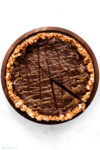 top shot of popcorn pie