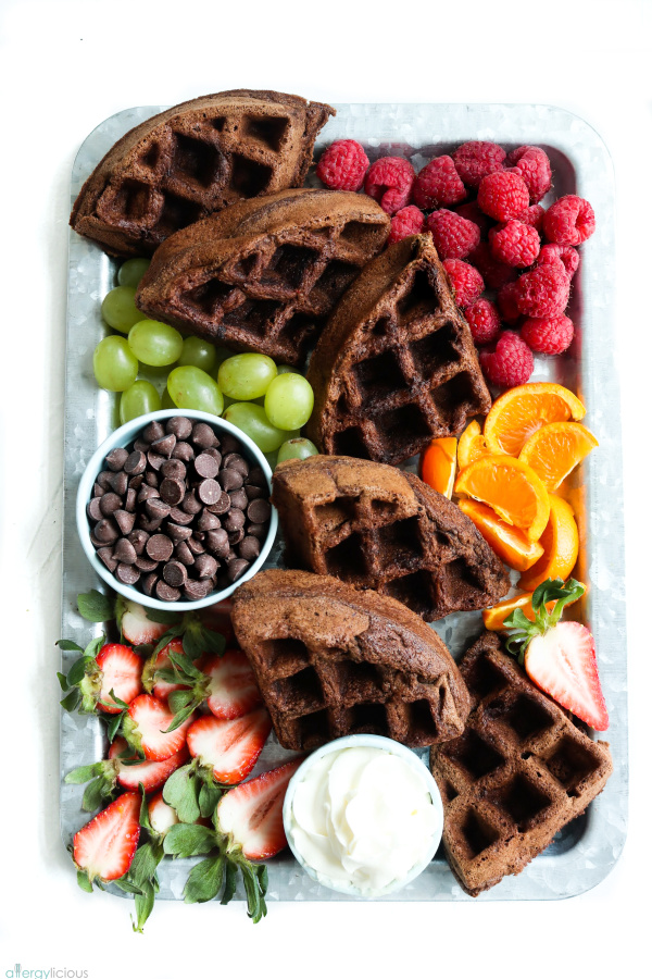 breakfast waffle board