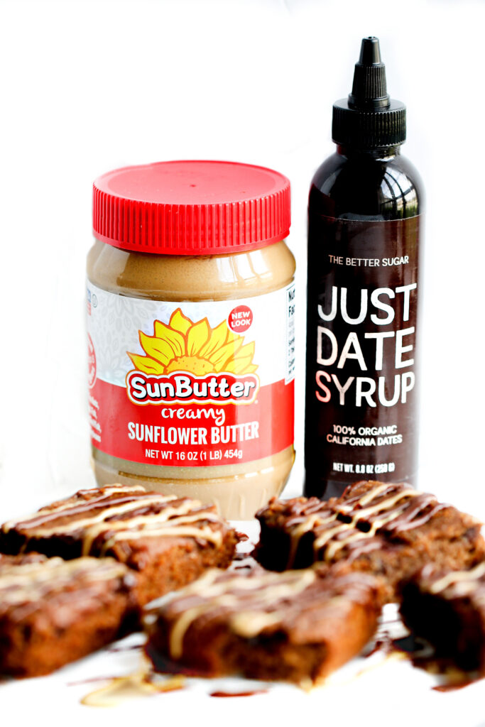 SunButter & Just Date Syrup Blondies