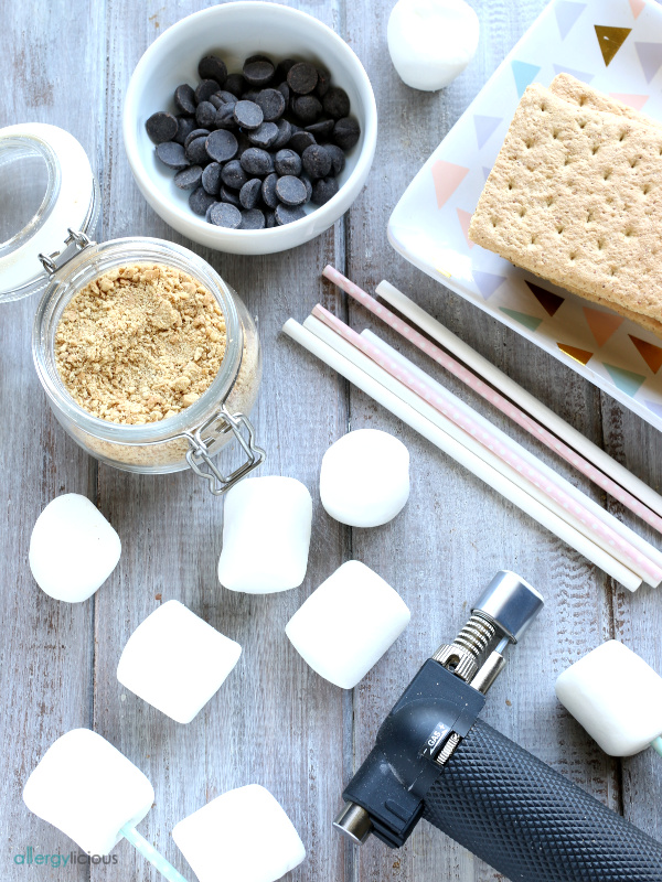 s'mores pops ingredients