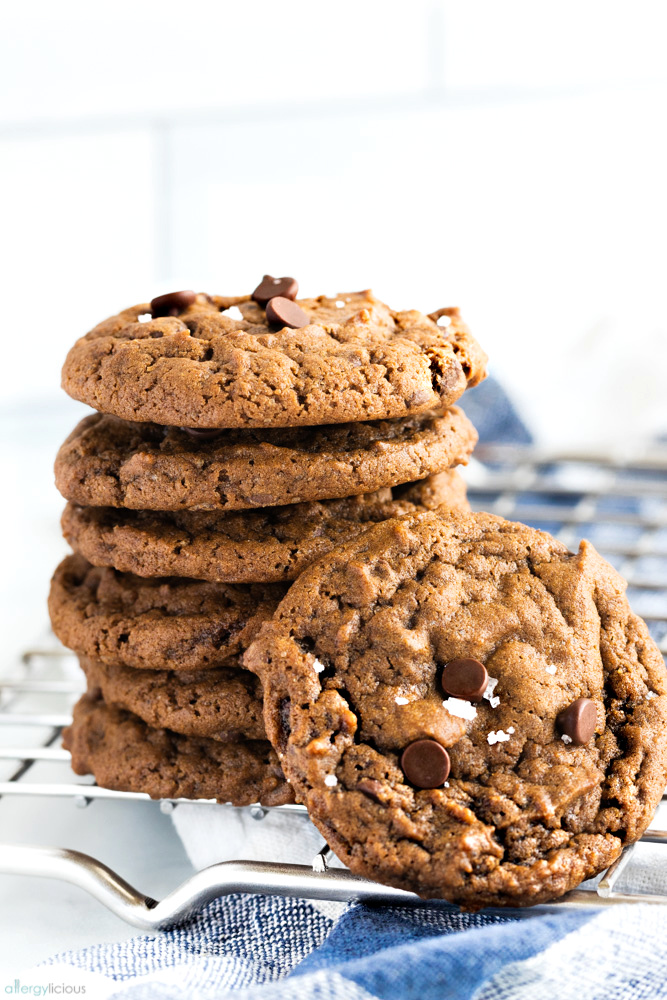 stacked pumpkin cookies 