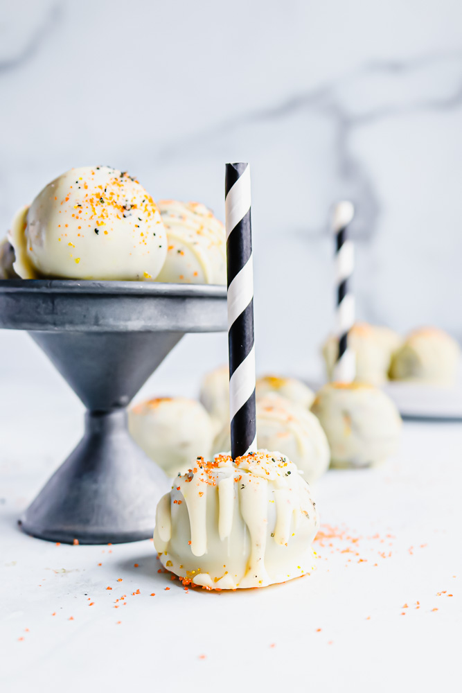 Chocolate Peanut Butter Cake Pops - Sprinkles For Breakfast