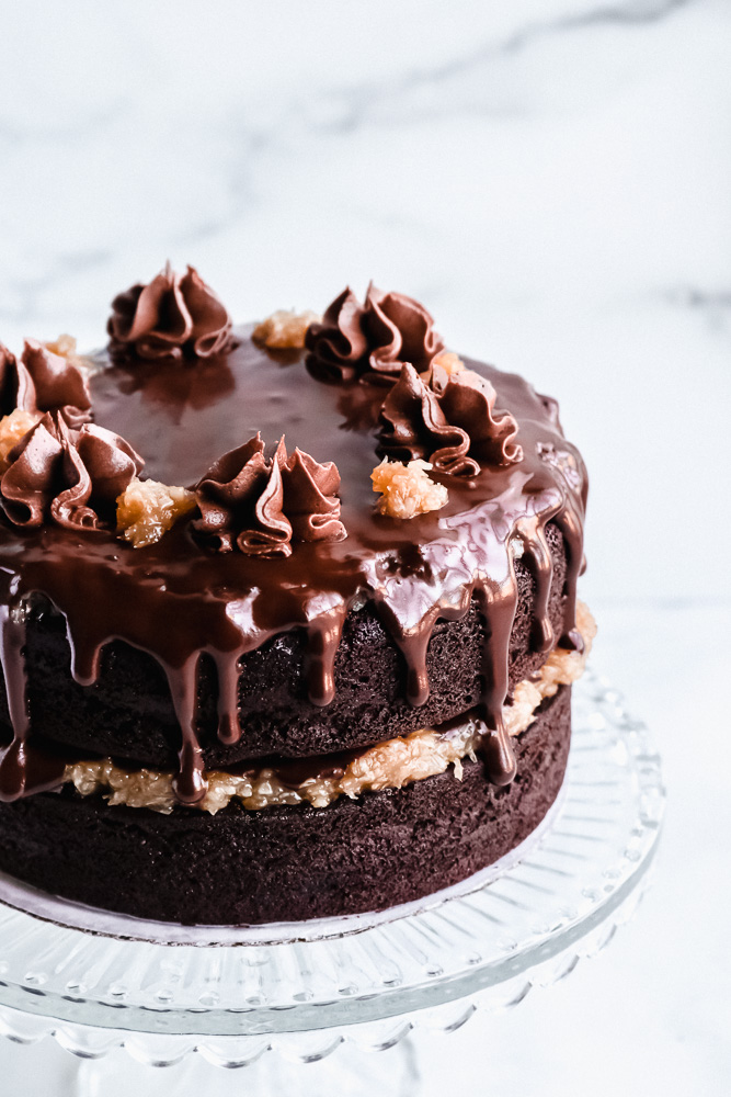 Homemade German Chocolate Cake - I Heart Eating