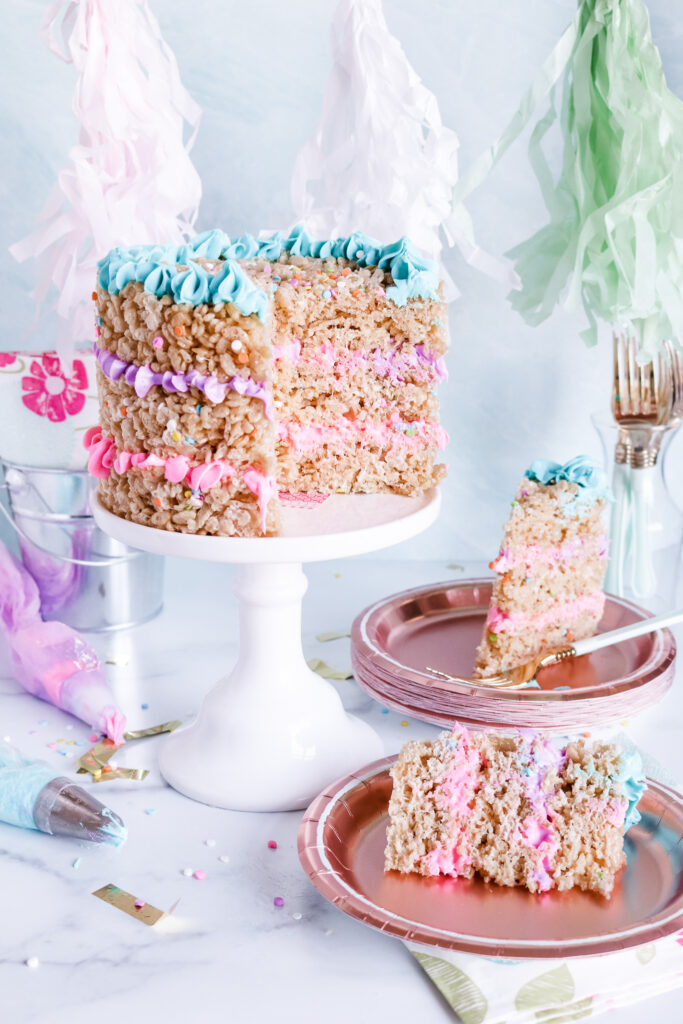 Rice Krispie Treat Cake – Flower Hill Cookie Factory