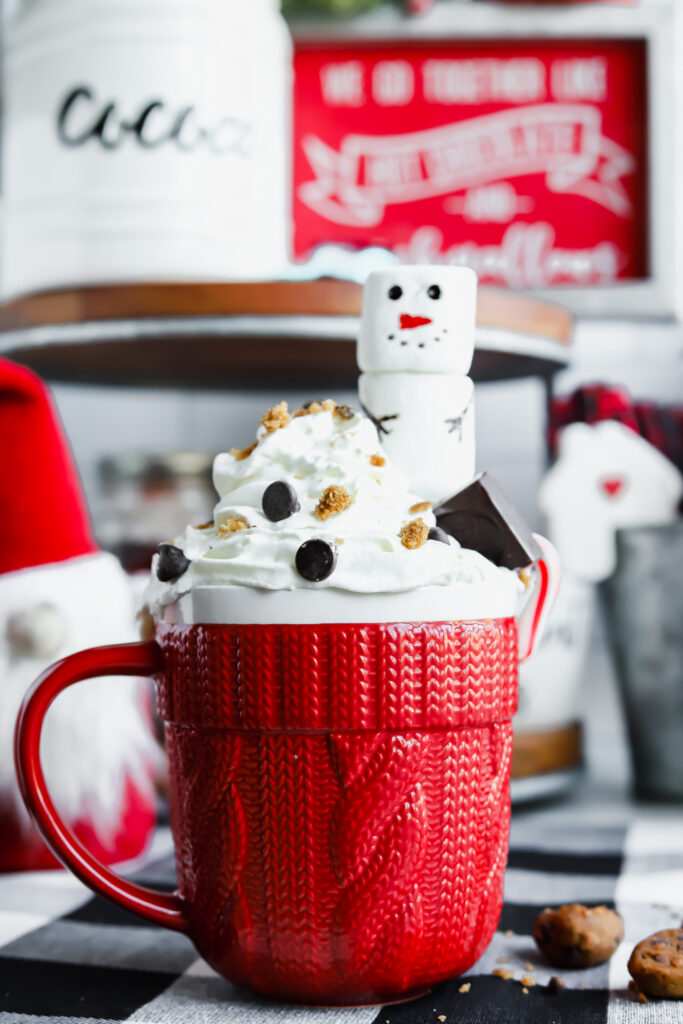 Holiday Hot Chocolate Bar With Homemade Mix Recipe - House of