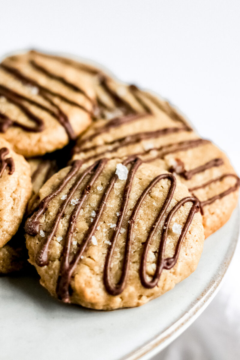 Easy Chewy Sunflower Butter Cookies Vegan Gluten free, Nut free