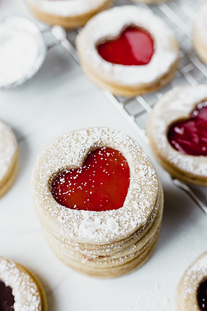 Vegan Linzer Cookies