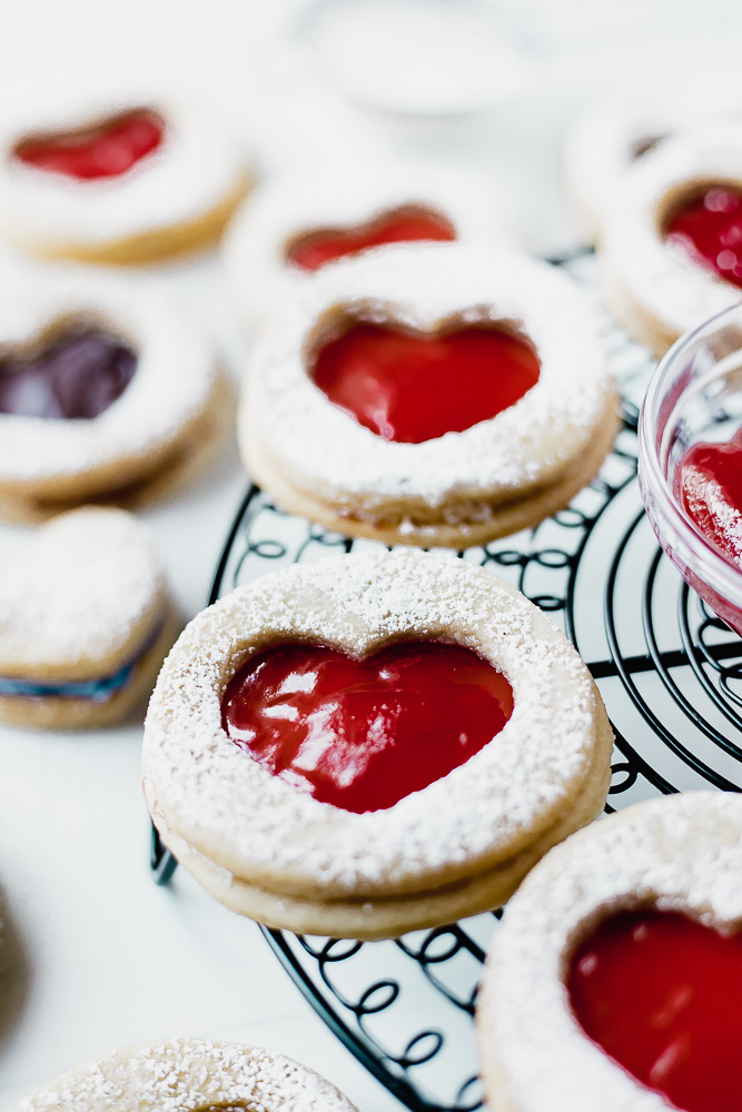 vegan linzer cookies nut-free