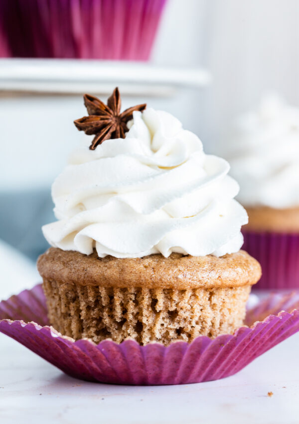 Delicious Chai Cupcakes with the Best Maple Buttercream