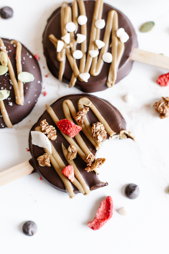 Chocolate Covered Apples with SunButter